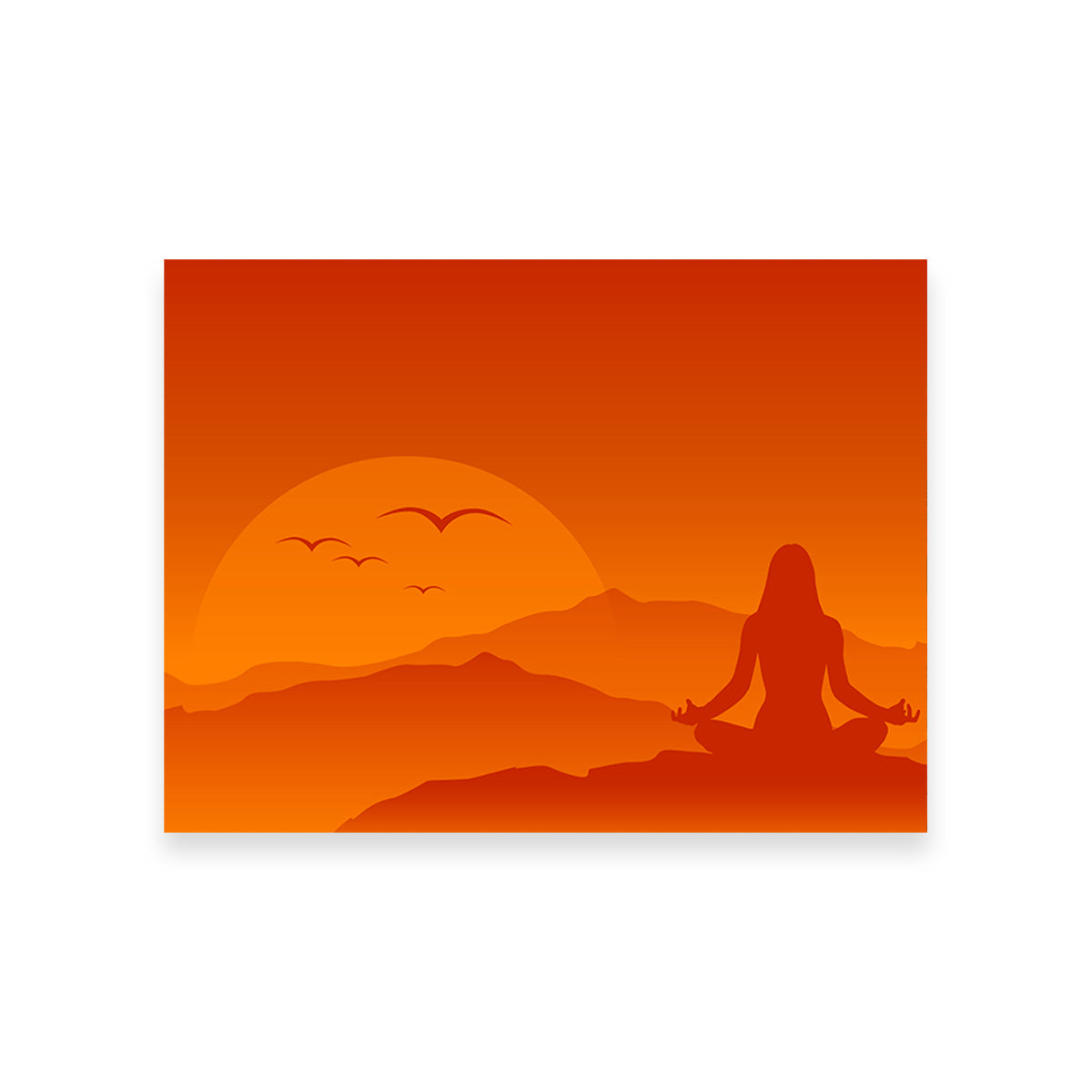Hilltop Meditation Wall Art