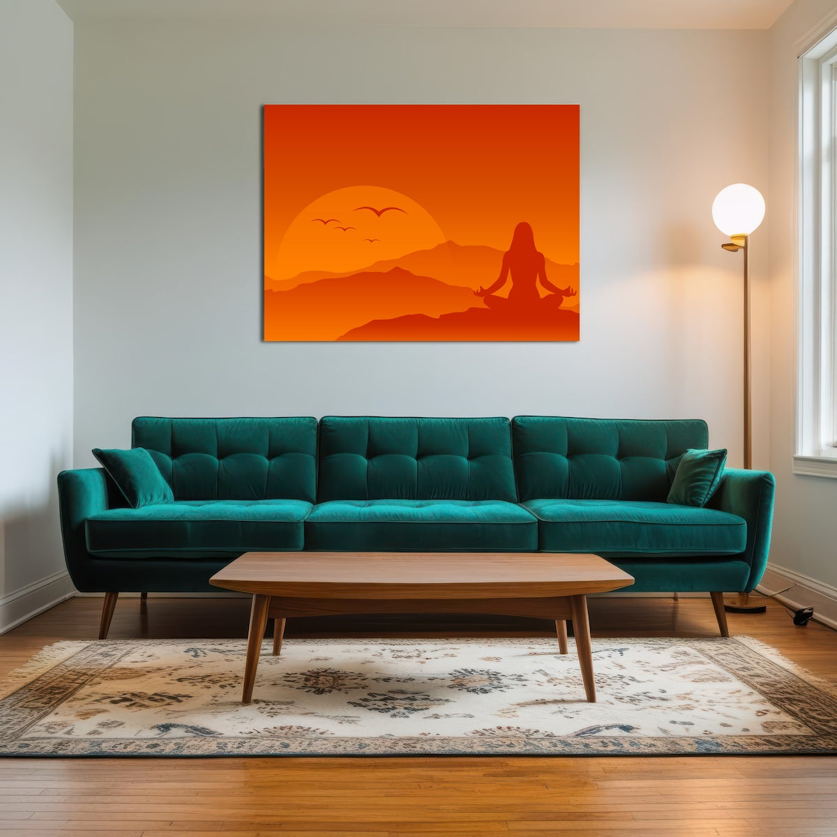 AUTO-MOCKUP ROOM | Hilltop Meditation