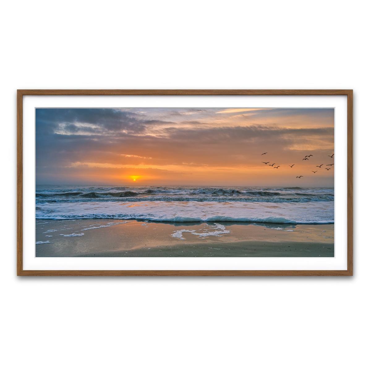 Framed Print 2x1 Walnut