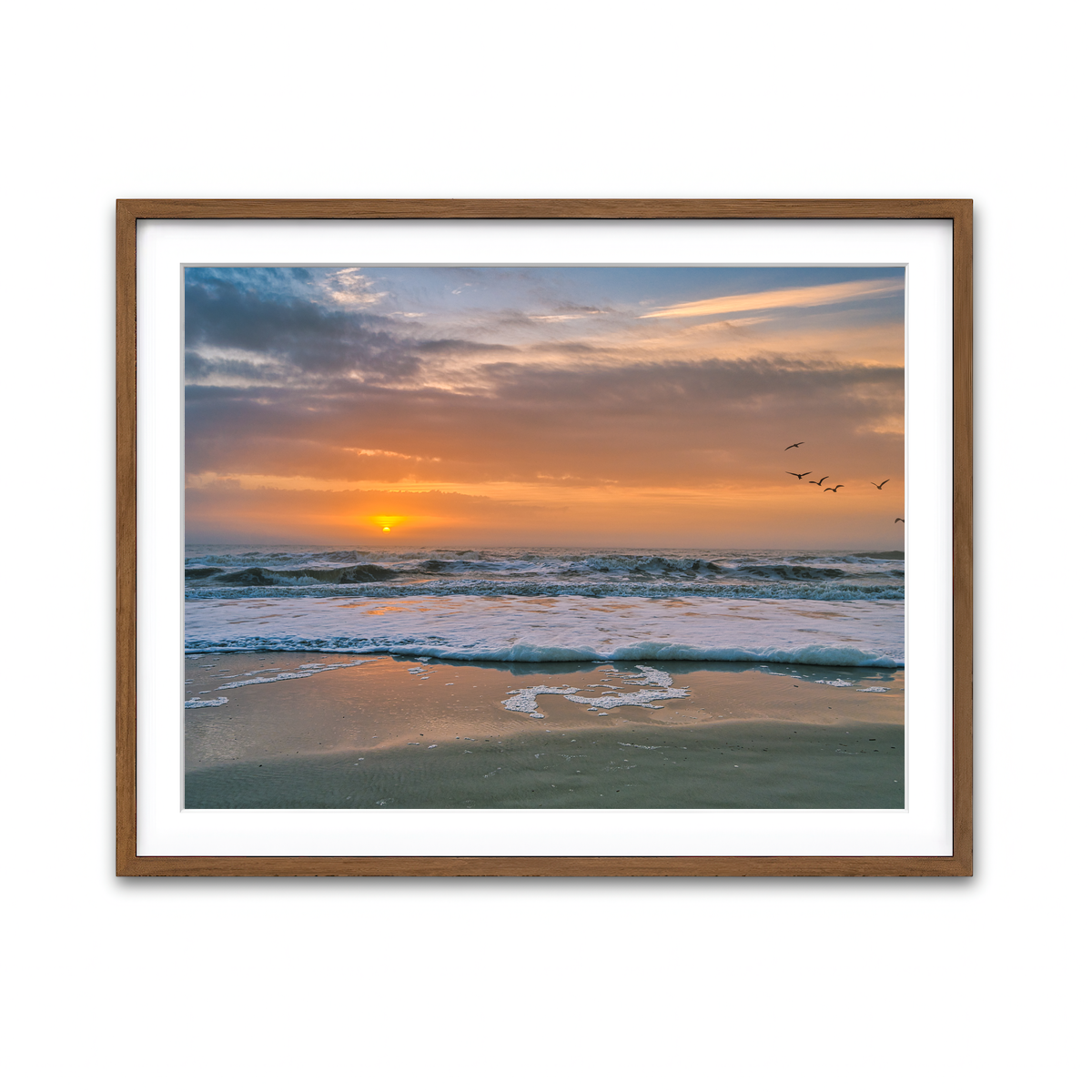 Framed Print 4x3 Walnut