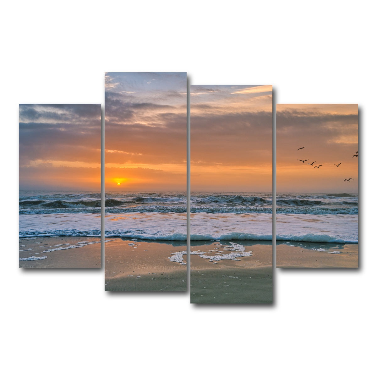AUTO-MOCKUP WHITE | Hilton Head | 4 Piece | Gallery Wrap Canvas | group=4_short