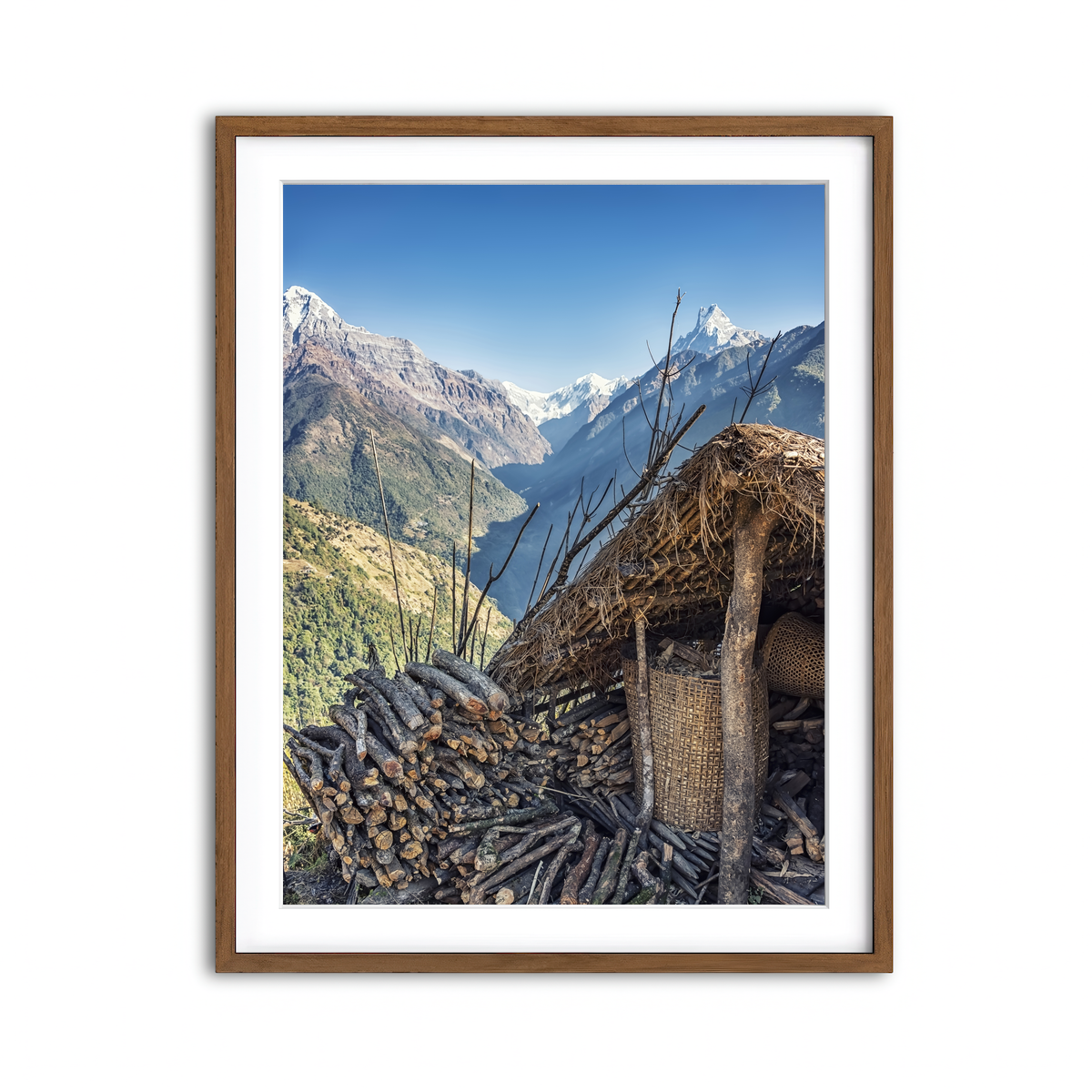 Framed Print 3x4 Walnut