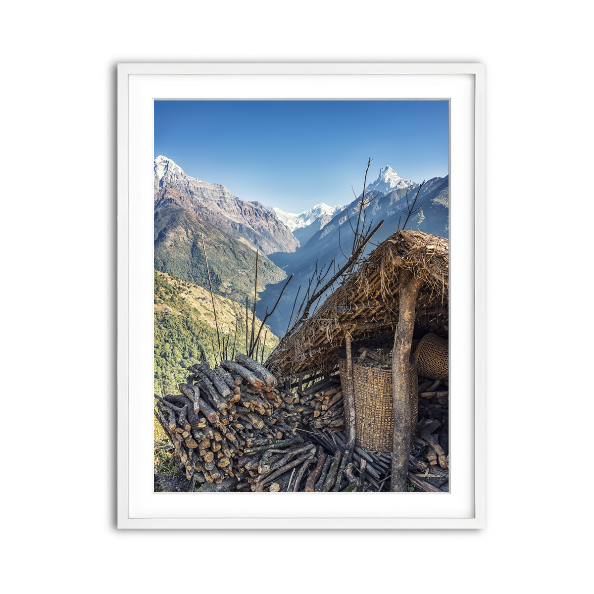 Framed Print 3x4 White