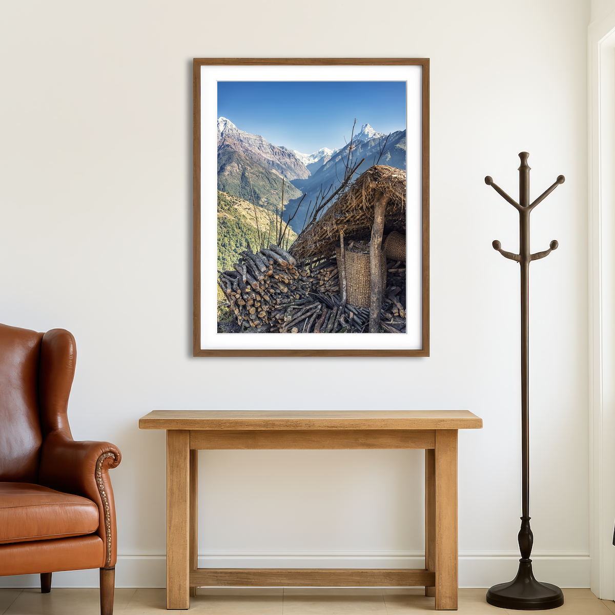AUTO-MOCKUP ROOM | Himalayan Landscape Wall Art