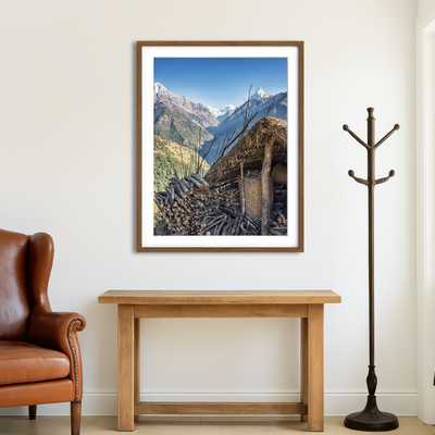 AUTO-MOCKUP ROOM | Himalayan Landscape Wall Art