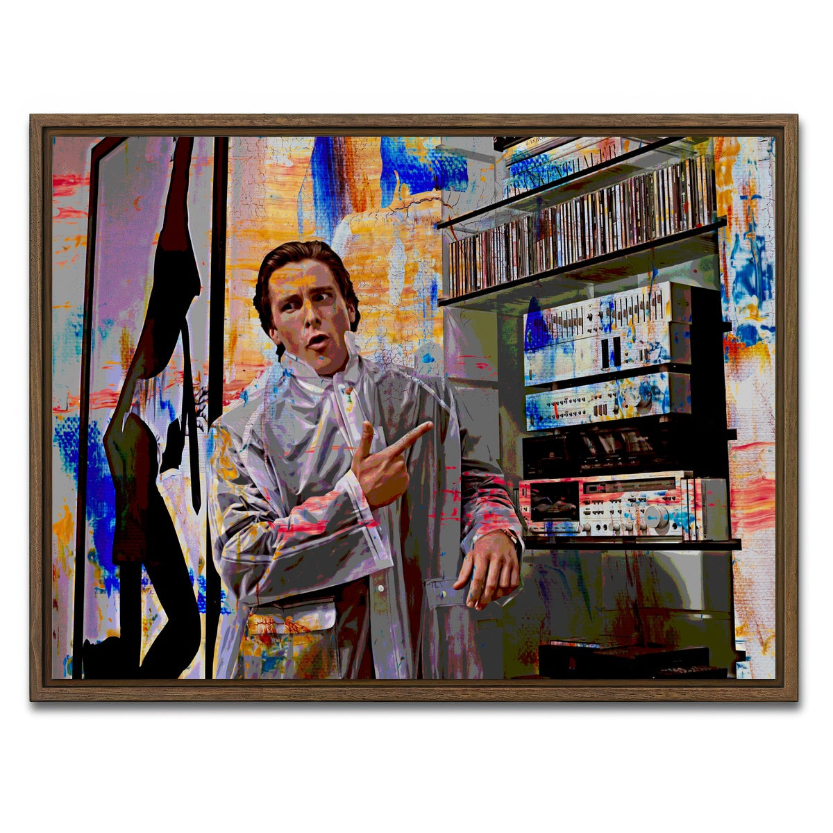 AUTO-MOCKUP WHITE | Hip to Be Square | 1 Piece | Walnut Framed Canvas | group=4x3