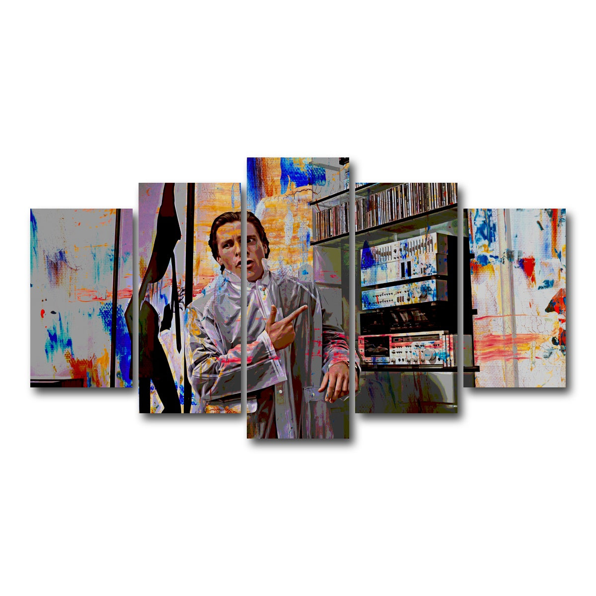 AUTO-MOCKUP WHITE | Hip to Be Square | 5 Piece | Gallery Wrap Canvas | group=5_normal