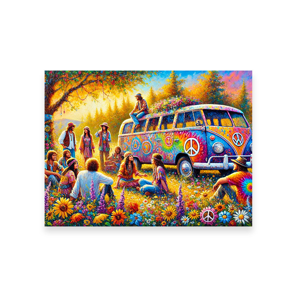 Hippie Life Wall Art