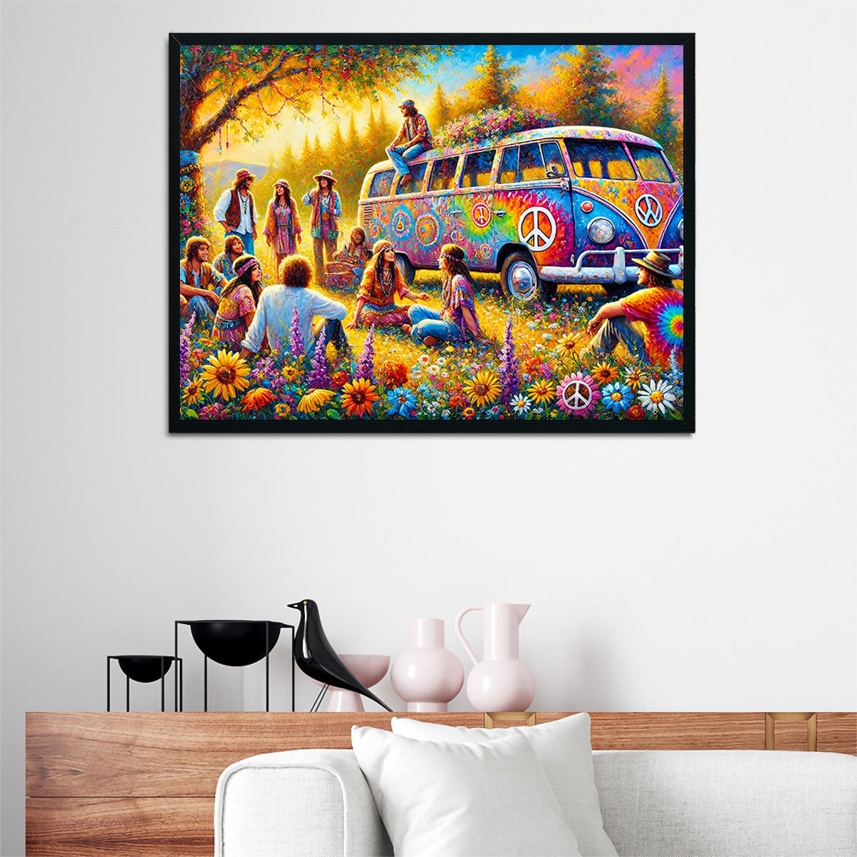 Hippie Life Wall Art