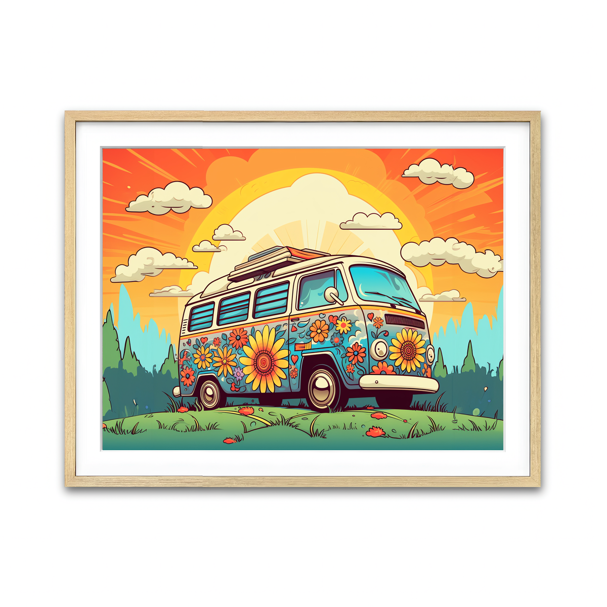 Framed Print 4x3 Natural