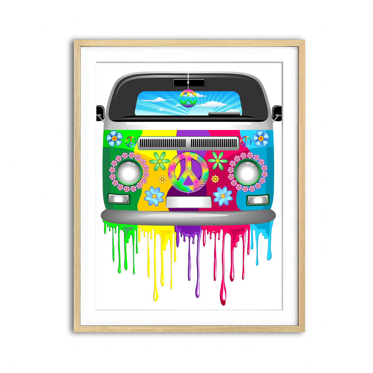 Framed Print 3x4 Natural