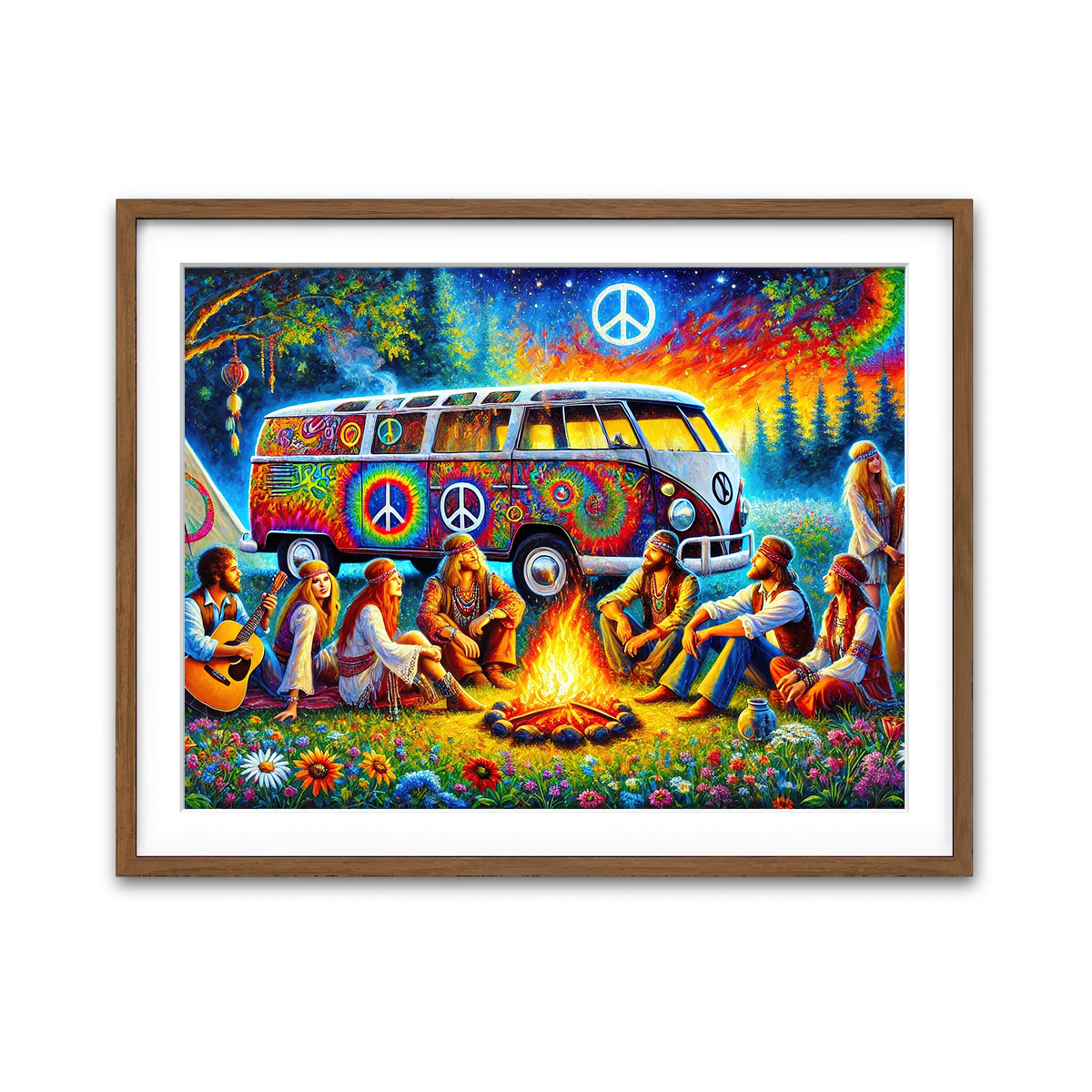 Framed Print 4x3 Walnut