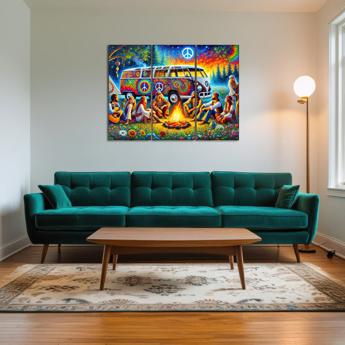 AUTO-MOCKUP ROOM | Hippie Campfire