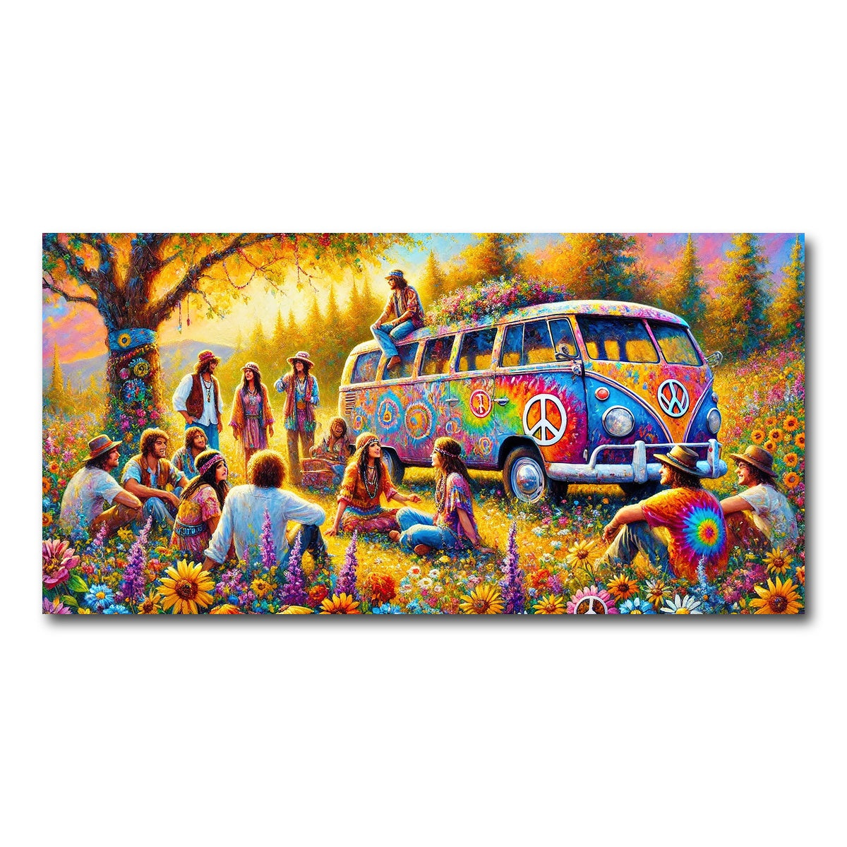 AUTO-MOCKUP WHITE | Hippie Life | 1 Piece | Gallery Wrap Canvas | group=2x1