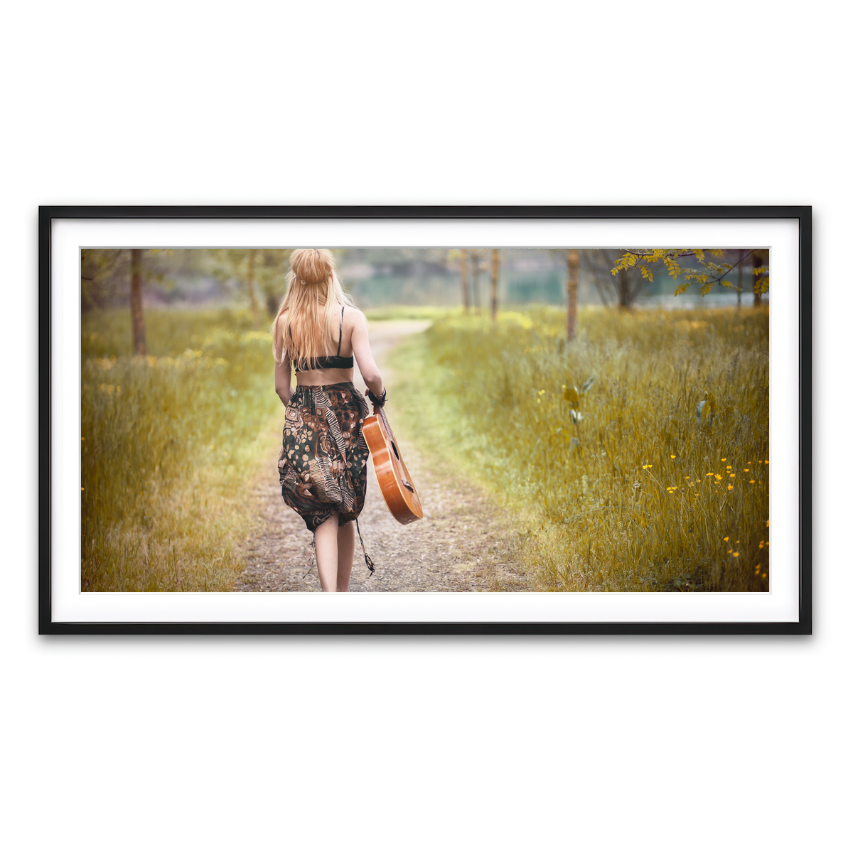 Framed Print 2x1 Black