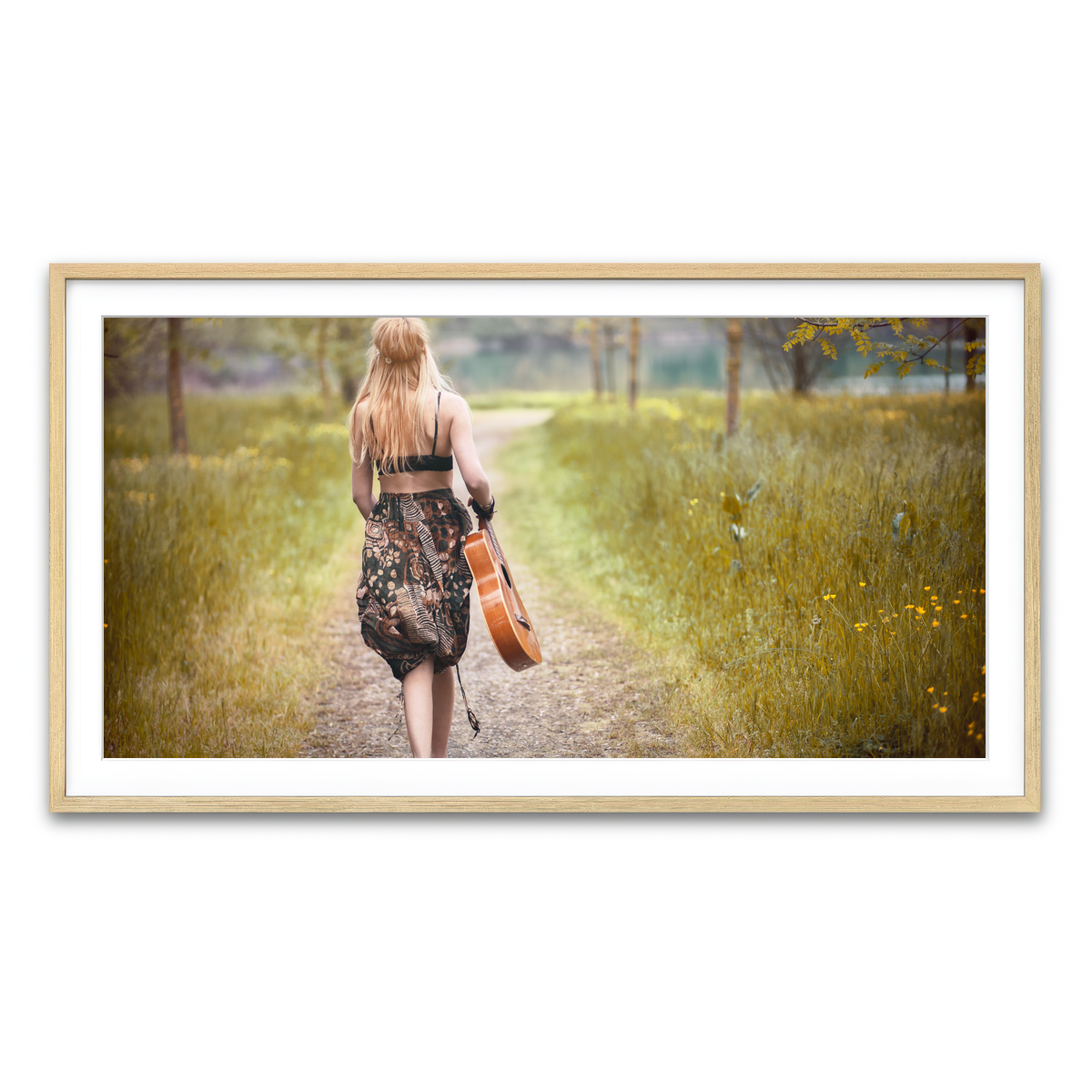 Framed Print 2x1 Natural