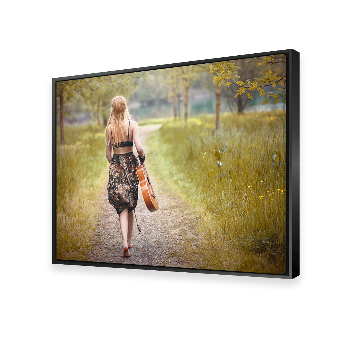 Hippie Woman Wall Art
