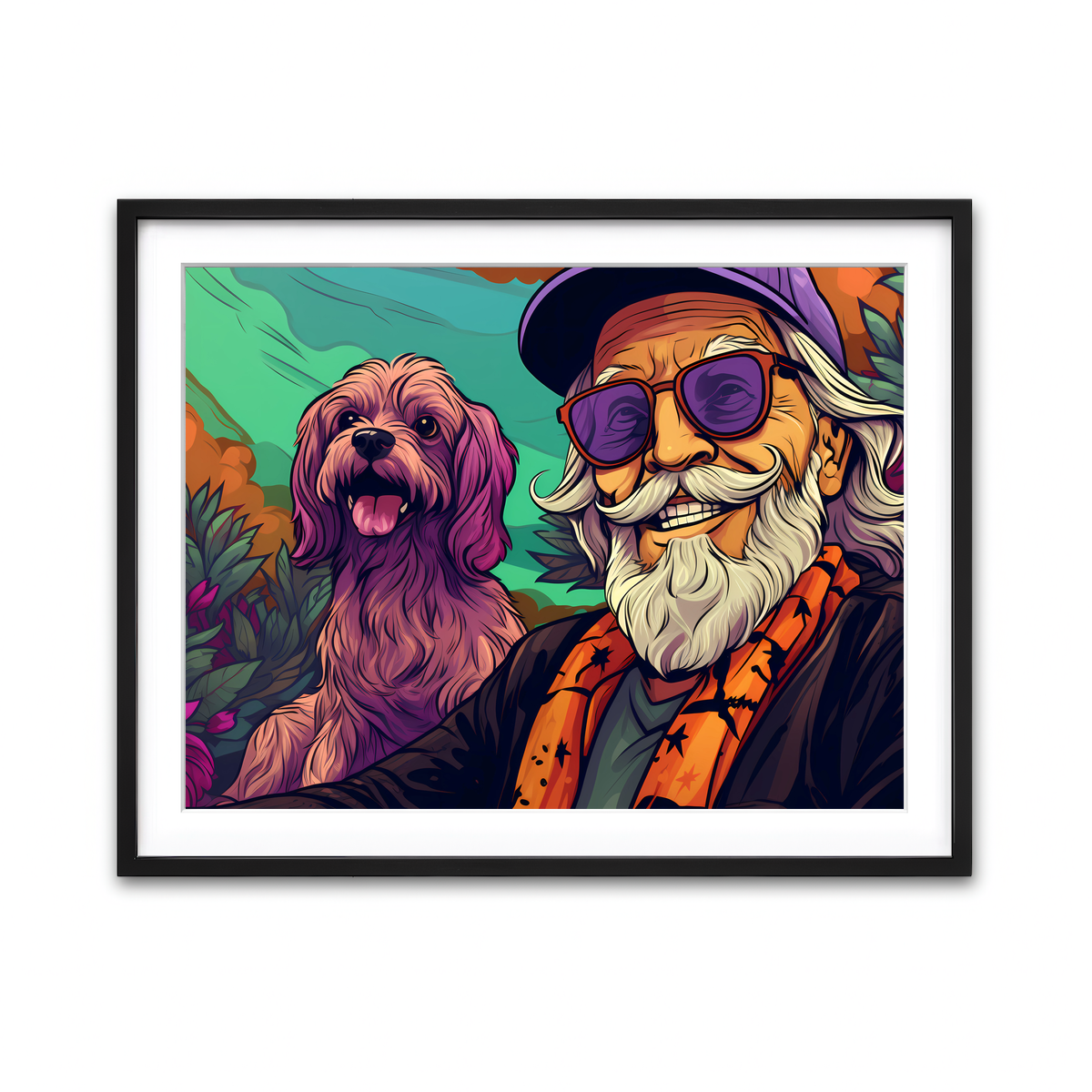 Framed Print 4x3 Black