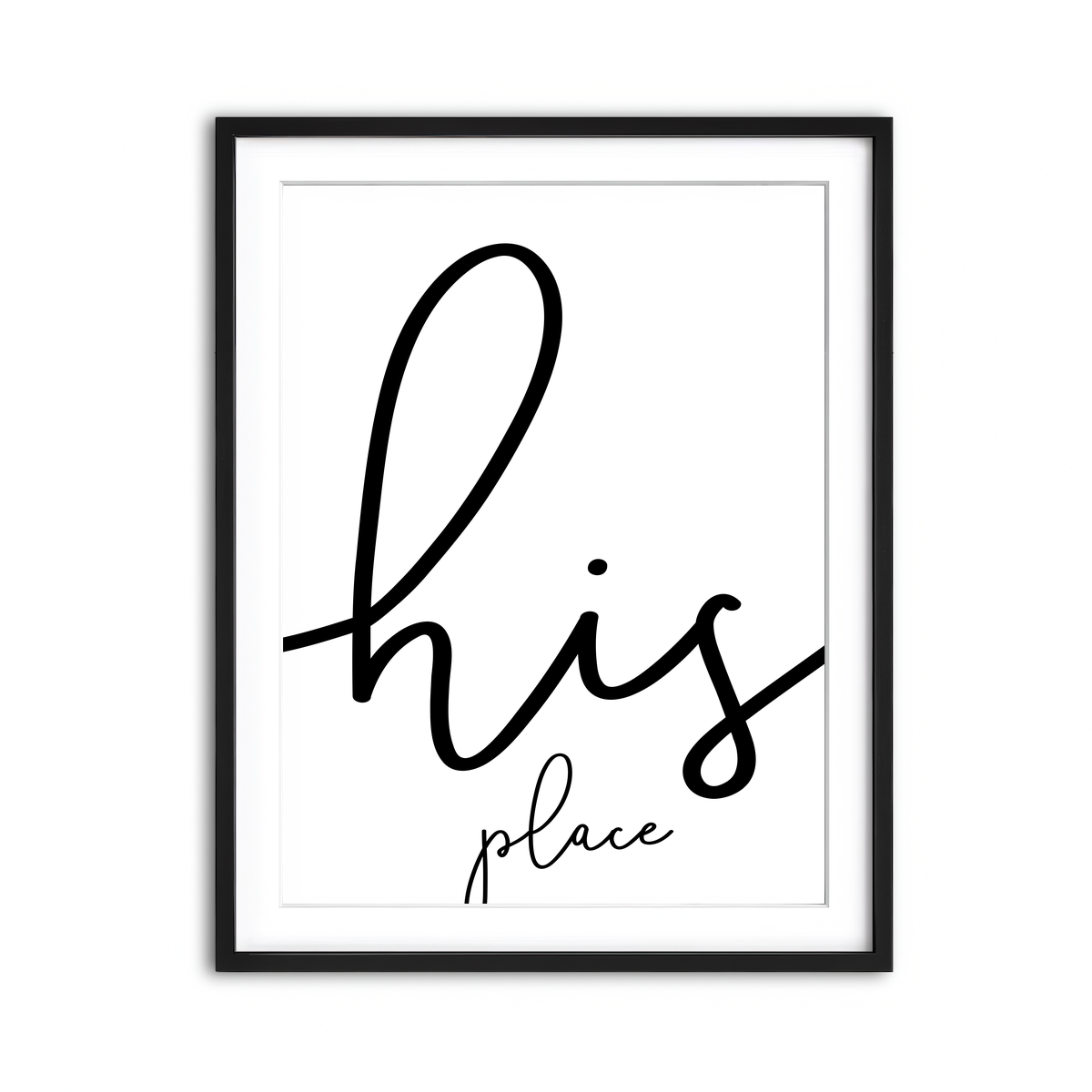 Framed Print 3x4 Black