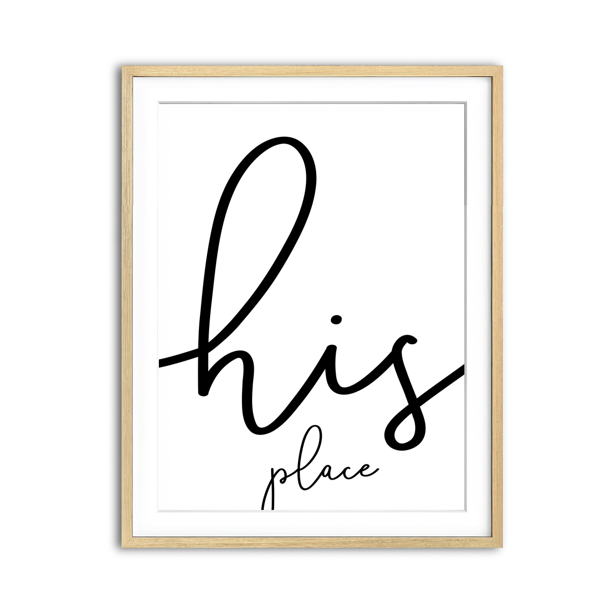 Framed Print 3x4 Natural