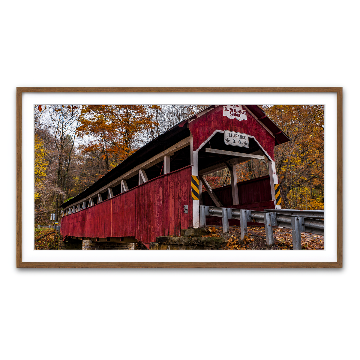 Framed Print 2x1 Walnut