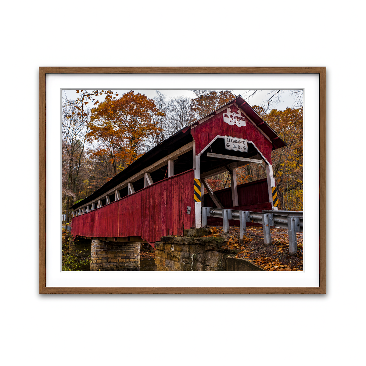 Framed Print 4x3 Walnut