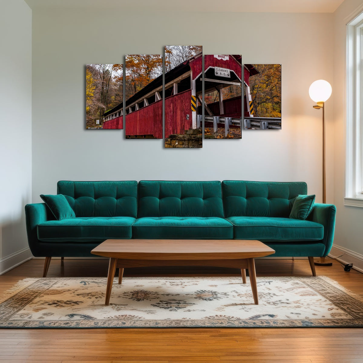 AUTO-MOCKUP ROOM | Historic Lower Humbert Covered Bridge