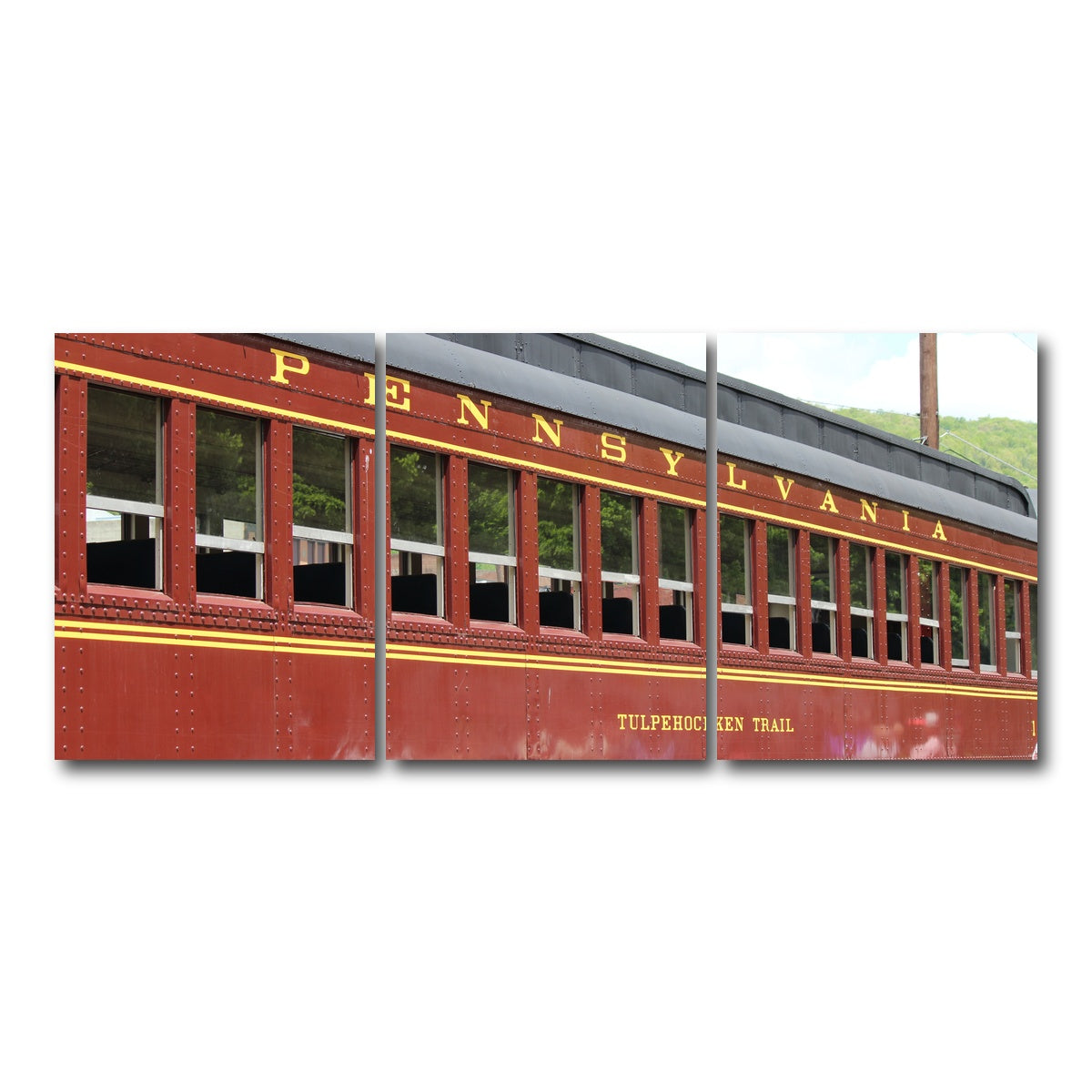 AUTO-MOCKUP WHITE | Historic railroad car | 3 Piece | Gallery Wrap Canvas | group=18x24