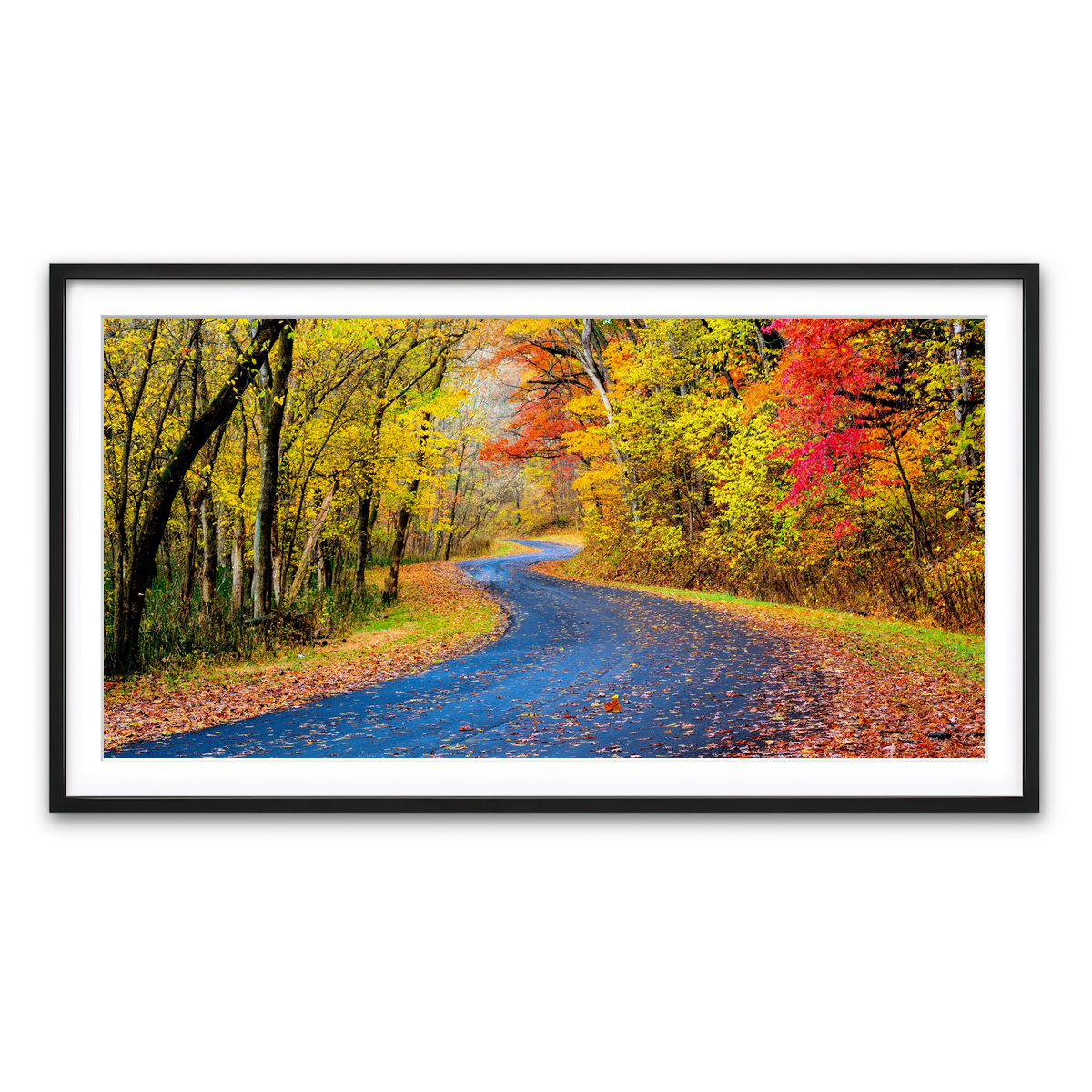 Framed Print 2x1 Black