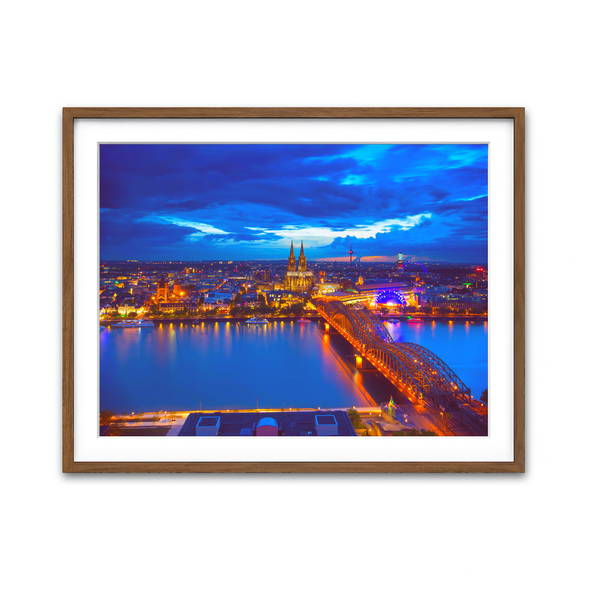 Framed Print 4x3 Walnut