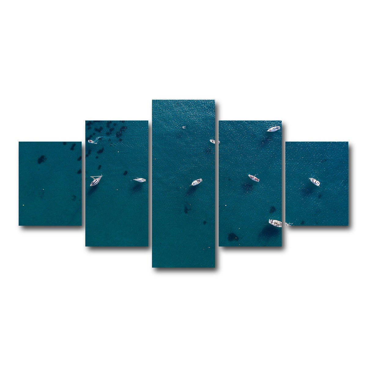 AUTO-MOCKUP WHITE | Holiday on the Water | 5 Piece | Gallery Wrap Canvas | group=5_short