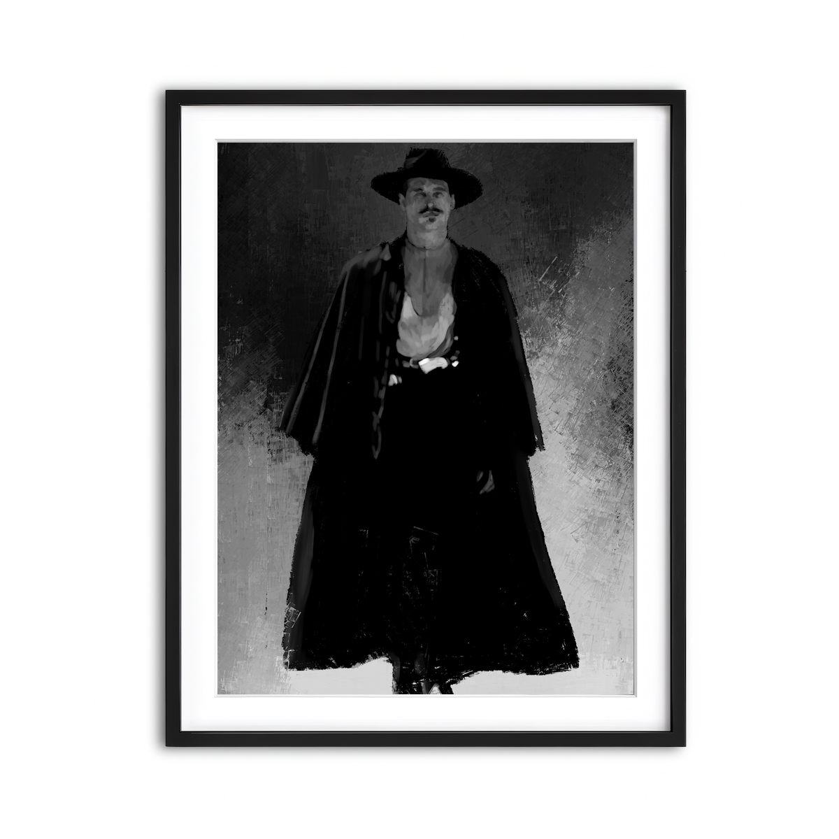 Framed Print 3x4 Black