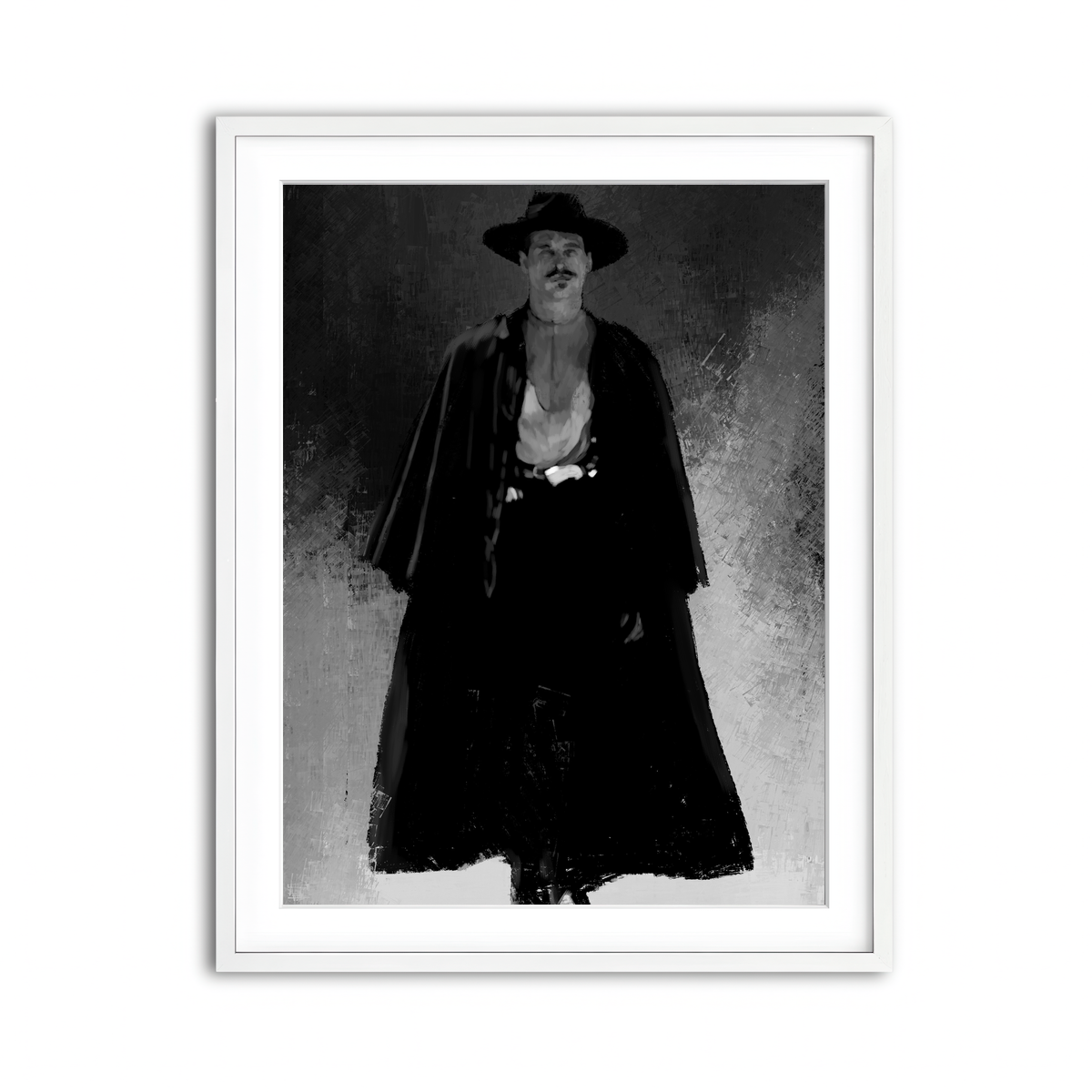 Framed Print 3x4 White