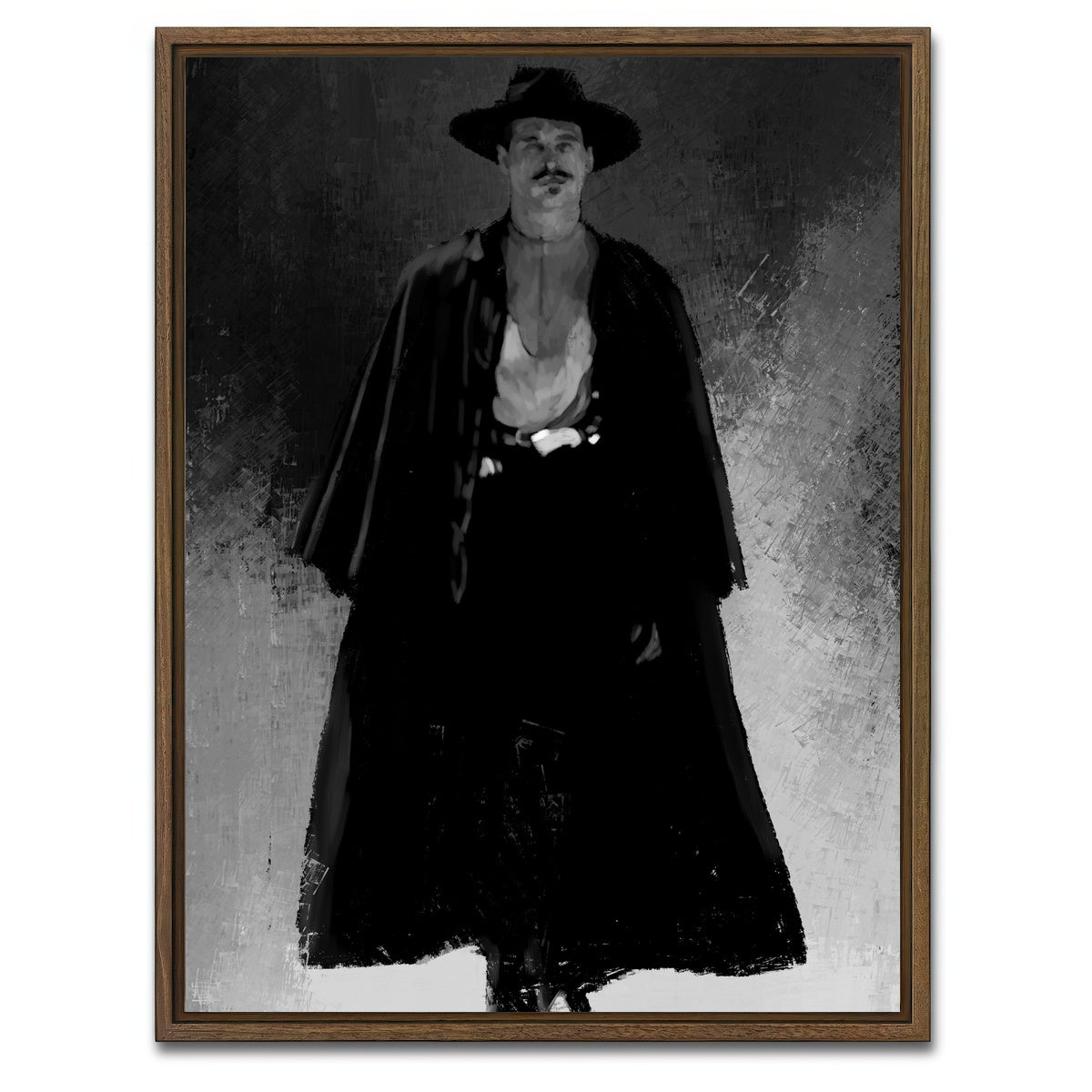 AUTO-MOCKUP WHITE | Holliday | 1 Piece | Walnut Framed Canvas | group=3x4