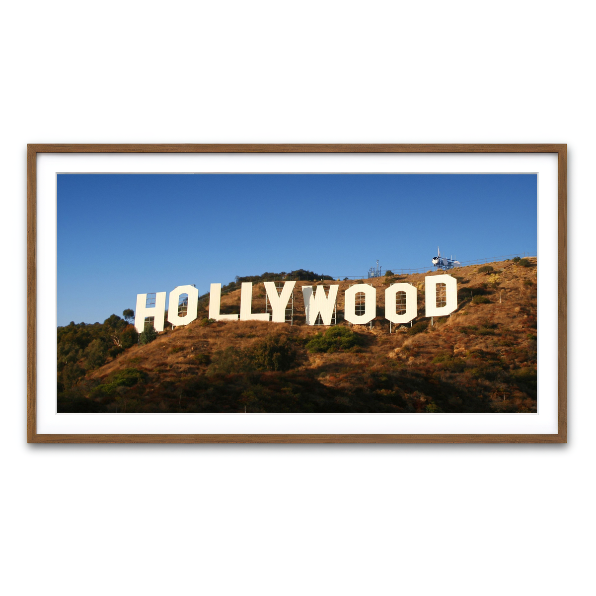 Framed Print 2x1 Walnut