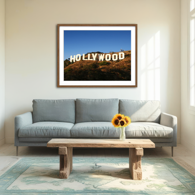 AUTO-MOCKUP ROOM | Hollywood Sign Wall Art