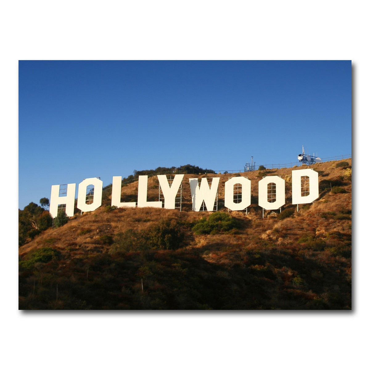 AUTO-MOCKUP WHITE | Hollywood Sign | 1 Piece | Gallery Wrap Canvas | group=4x3