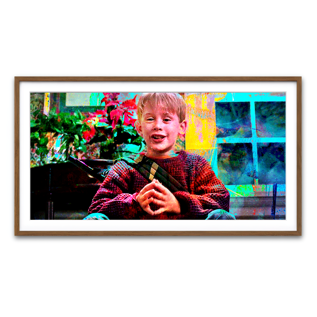 Framed Print 2x1 Walnut