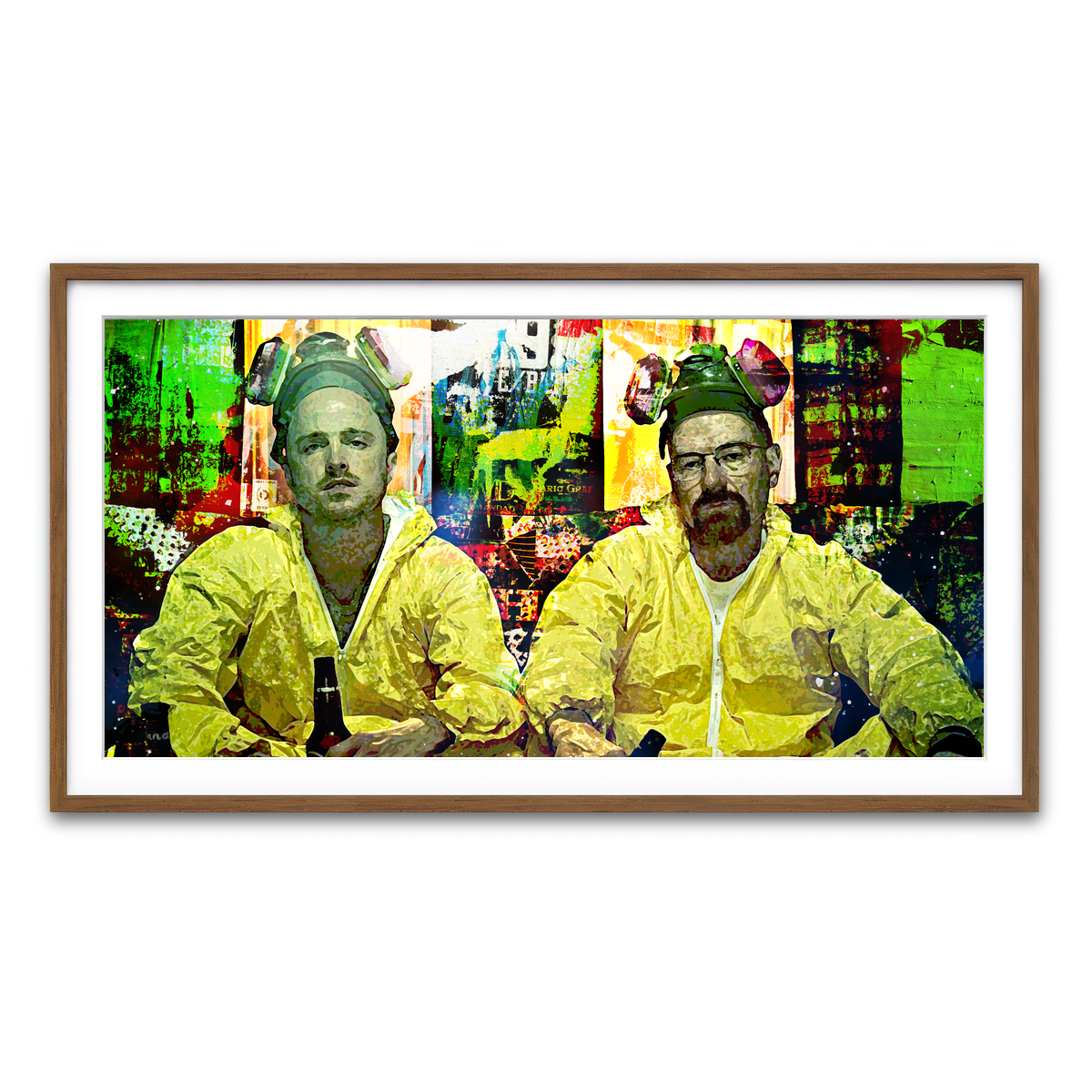 Framed Print 2x1 Walnut