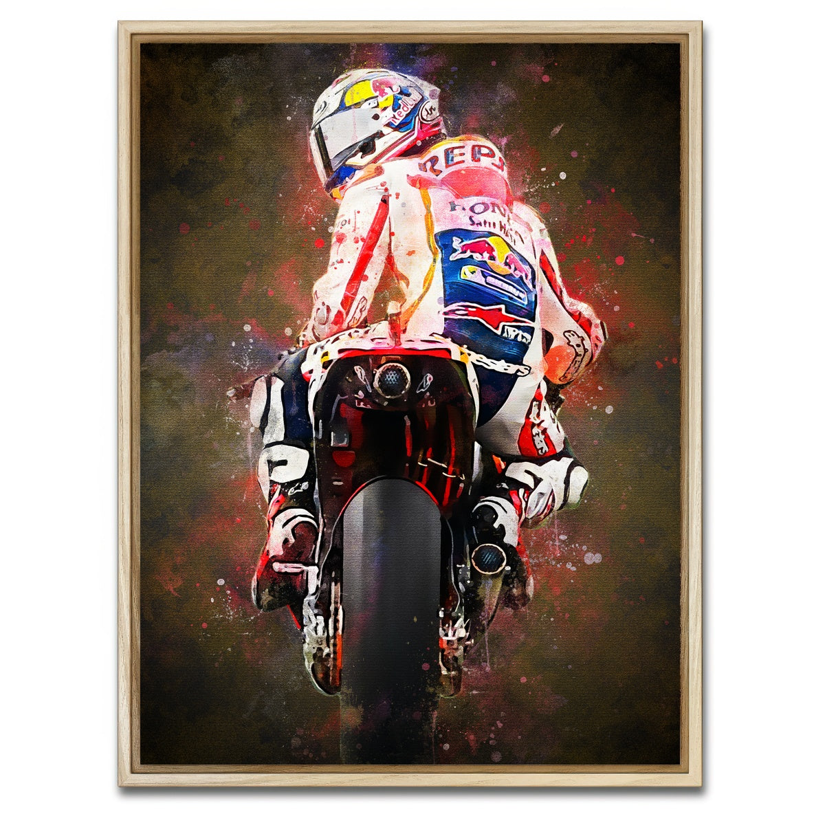 AUTO-MOCKUP WHITE | Honda | 1 Piece | Natural Framed Canvas | group=3x4