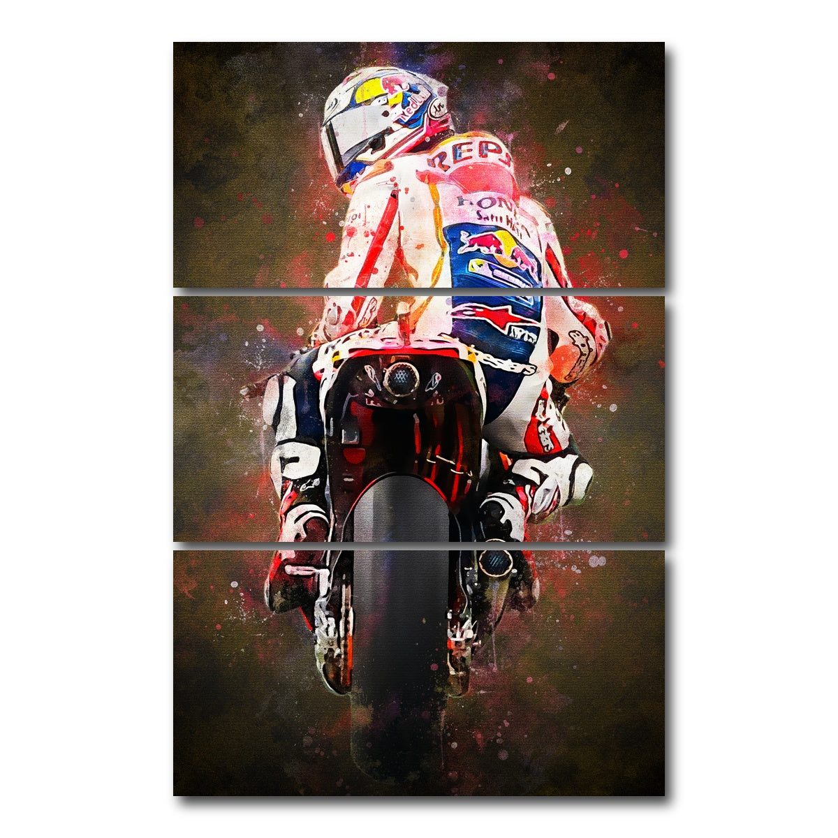 AUTO-MOCKUP WHITE | Honda | 3 Piece | Gallery Wrap Canvas | group=12x24_stacked