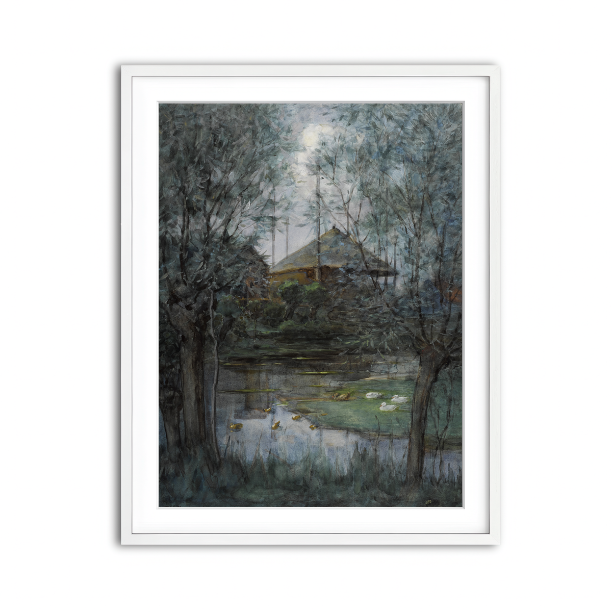 Framed Print 3x4 White