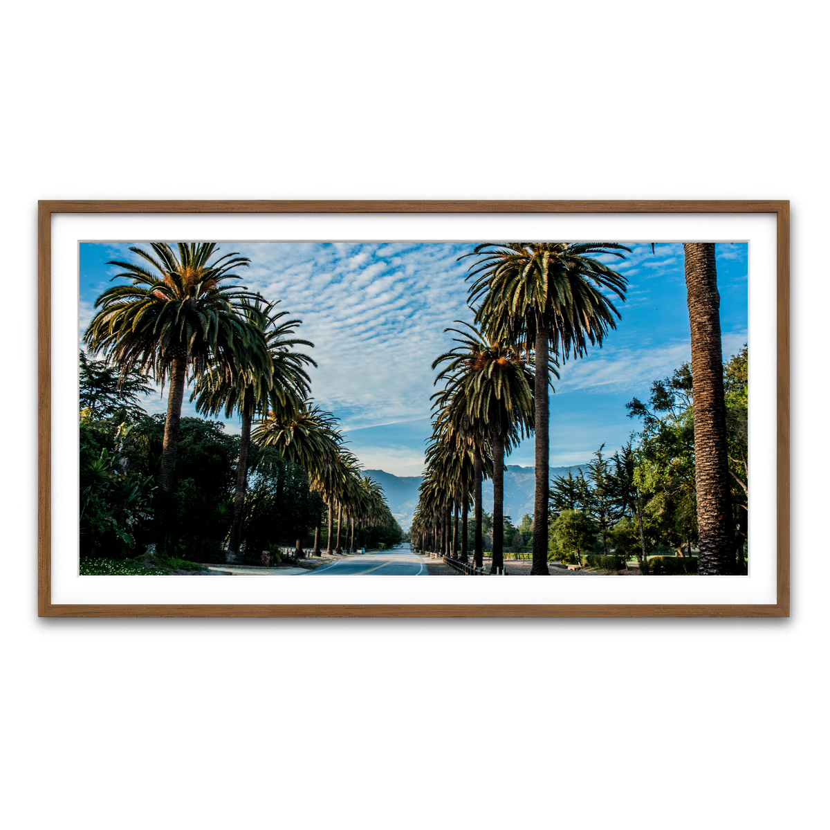 Framed Print 2x1 Walnut