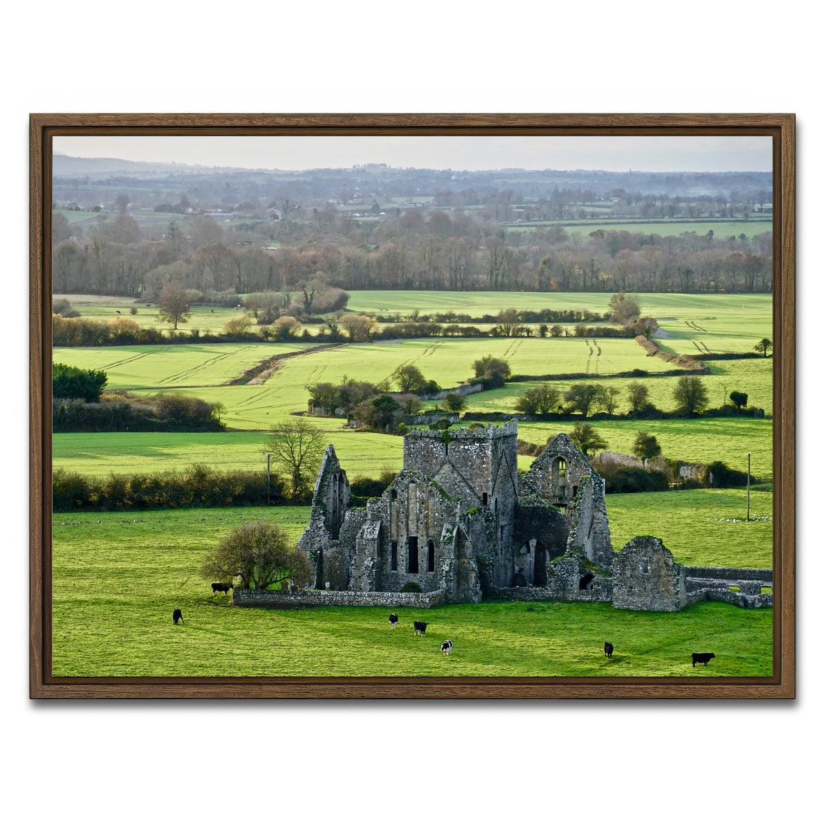AUTO-MOCKUP WHITE | Hore Abbey, Ireland | 1 Piece | Walnut Framed Canvas | group=4x3