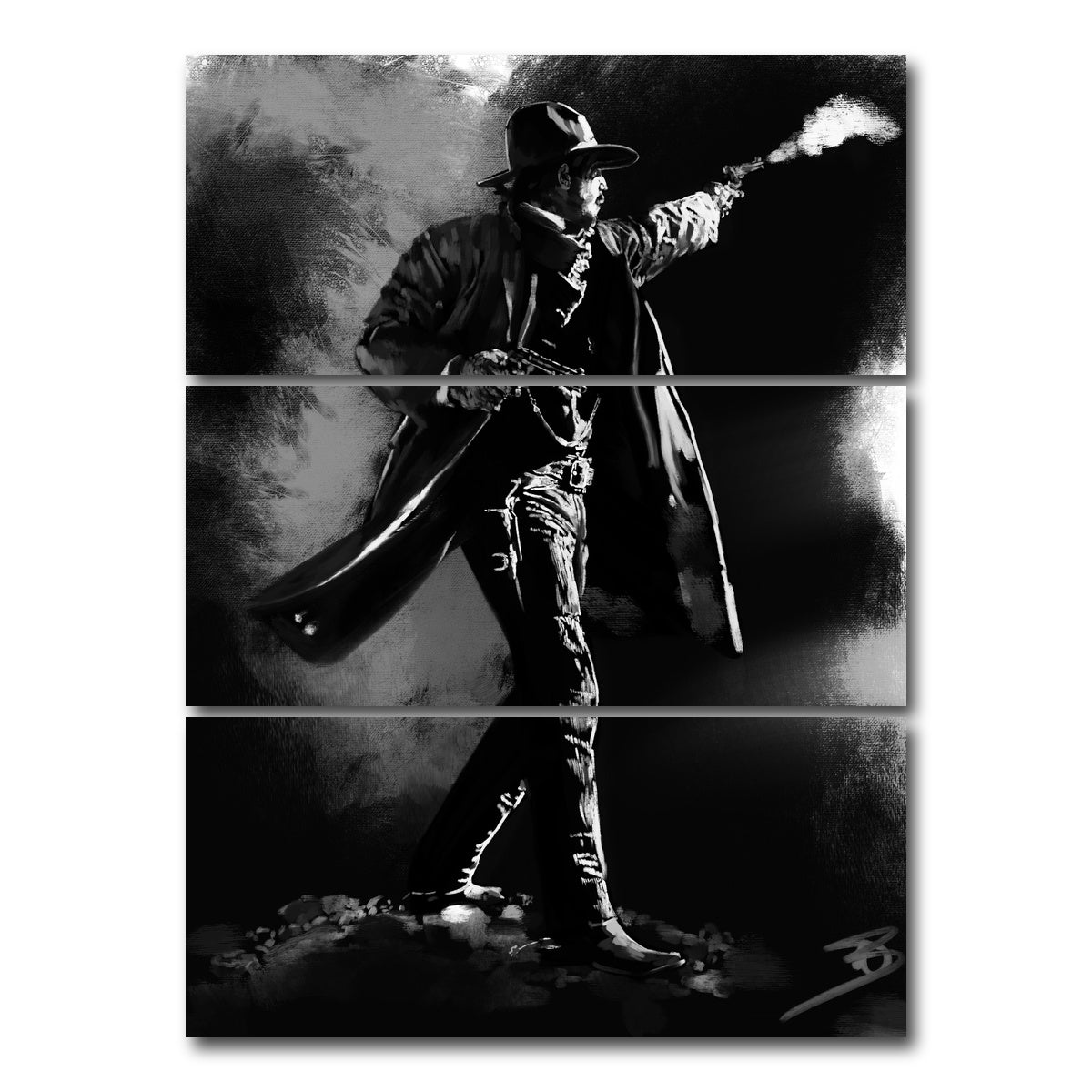 AUTO-MOCKUP WHITE | Horizon | 3 Piece | Gallery Wrap Canvas | group=8x18_stacked