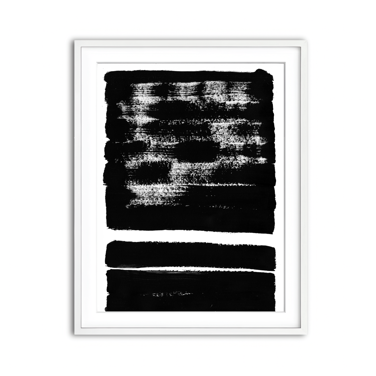 Framed Print 3x4 White