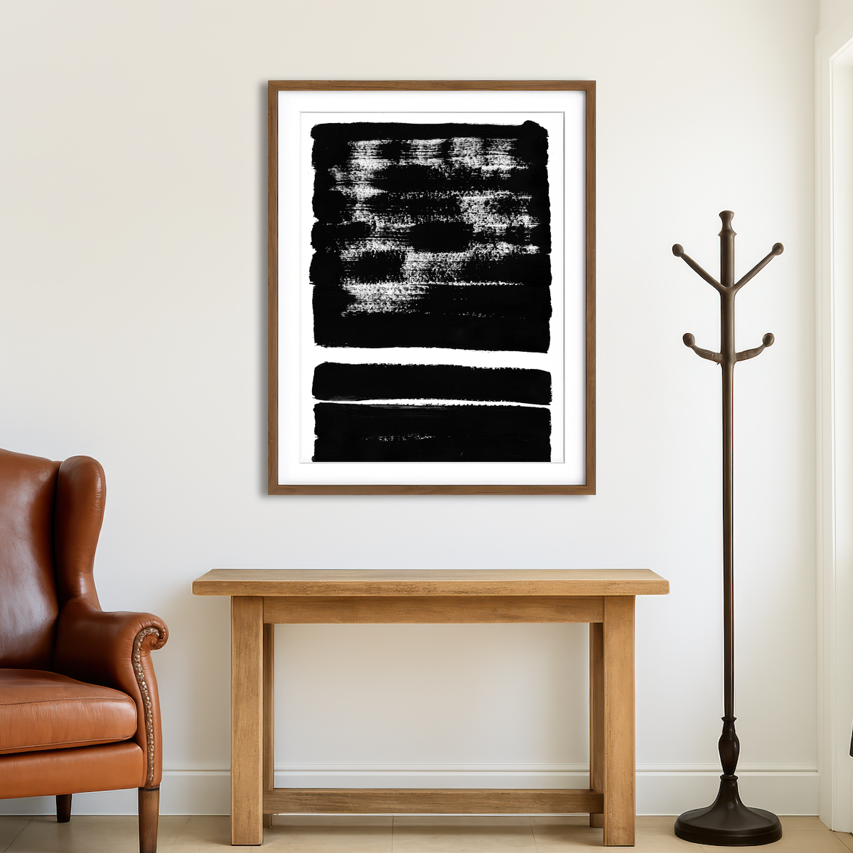 AUTO-MOCKUP ROOM | Horizontal Black Wall Art