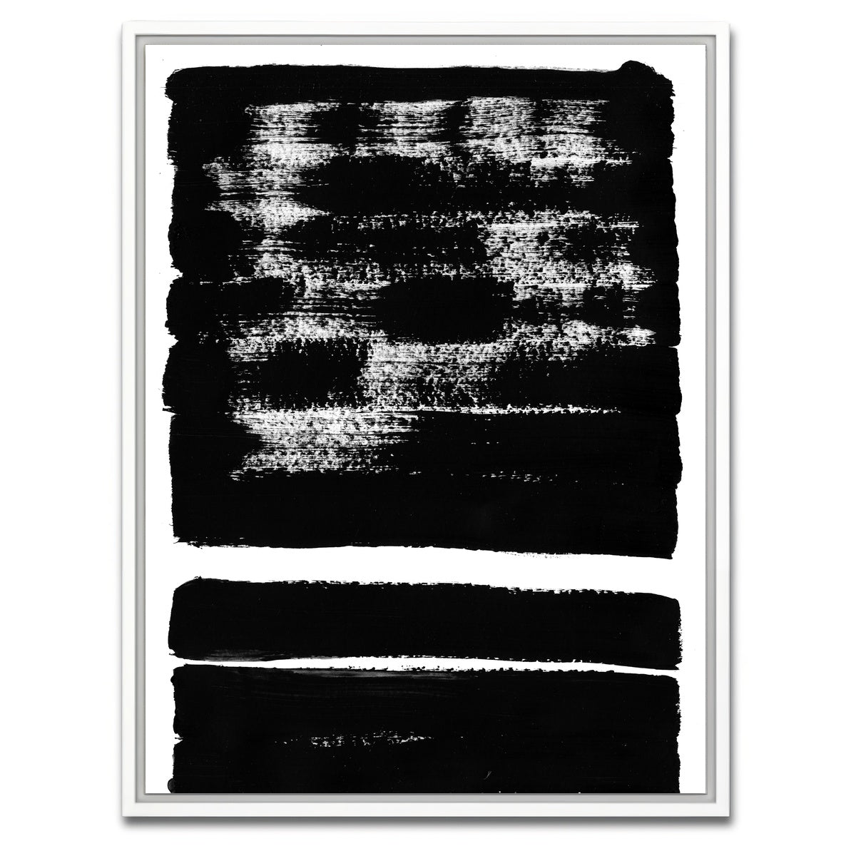 AUTO-MOCKUP WHITE | Horizontal Black | 1 Piece | White Framed Canvas | group=3x4