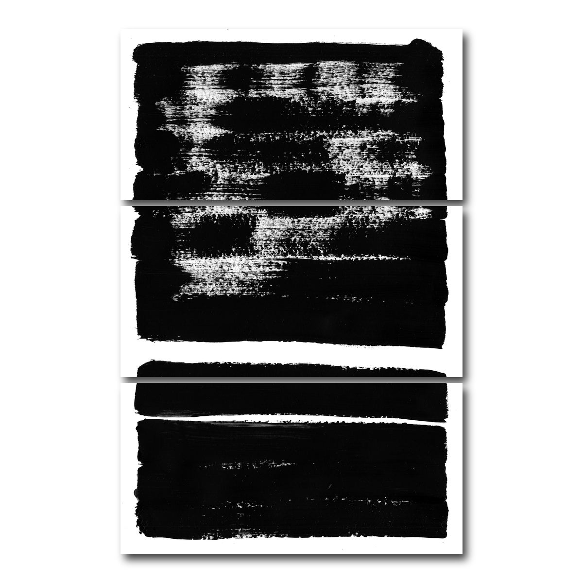 AUTO-MOCKUP WHITE | Horizontal Black | 3 Piece | Gallery Wrap Canvas | group=12x24_stacked