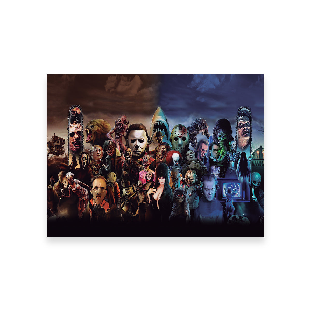 Horror Collage Wall Art